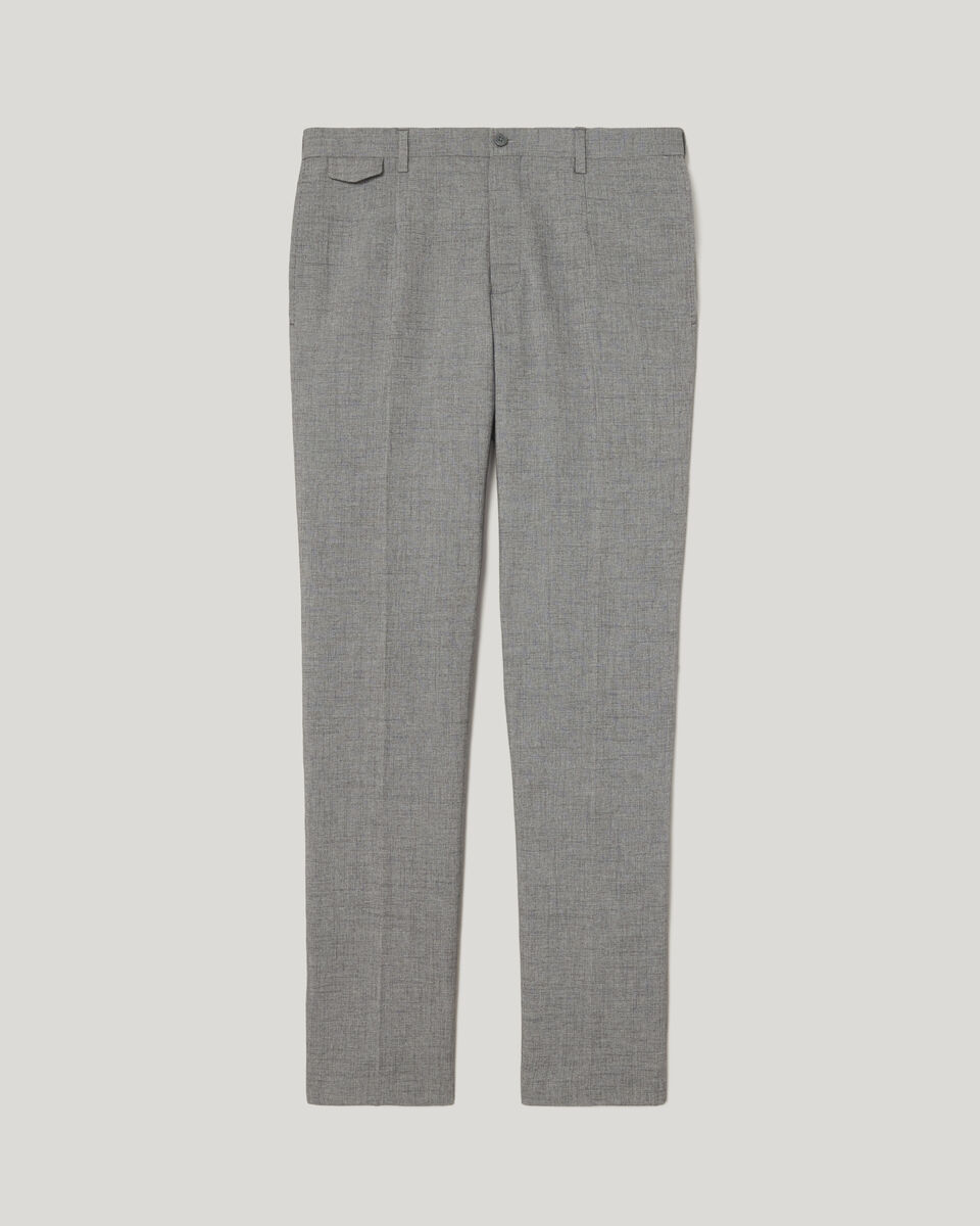Textured Tailored Pant, Light Grey Textured Tailored Pant, Light Grey, hi-res